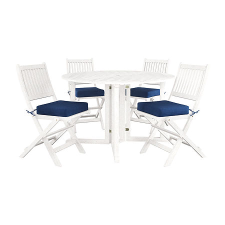 Miramar Patio Collection 5-Piece Dining Set, One Size, Blue