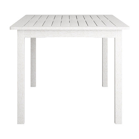 Miramar Patio Collection Dining Table, One Size, White