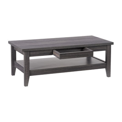 Corliving Hollywood Storage 2-Drawer Coffee Table