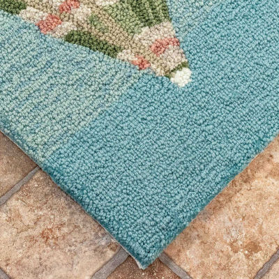 Liora Manne Frontporch Beach Umbrellas Hand Tufted Washable Indoor Outdoor Rectangular Accent Rug