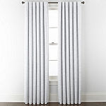 Linden Street Hillcrest 3-Ways To Hang 100% Blackout Rod Pocket Back Tab Top Single Curtain Panel