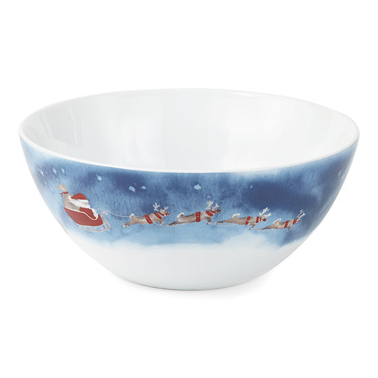 North Pole Trading Good Tidings Porcelain Serving Bowl