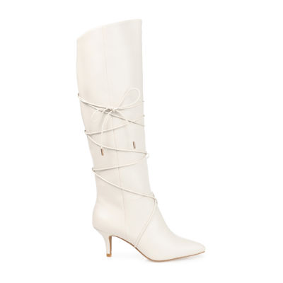 Journee Collection Womens Kaavia Stiletto Heel Riding Boots