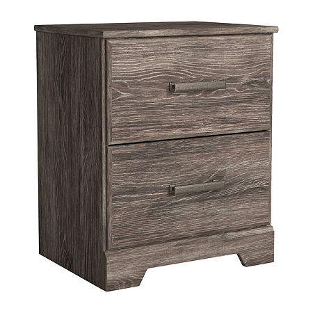 Signature Design By Ashley Ralinski Nightstand, One Size, Gray