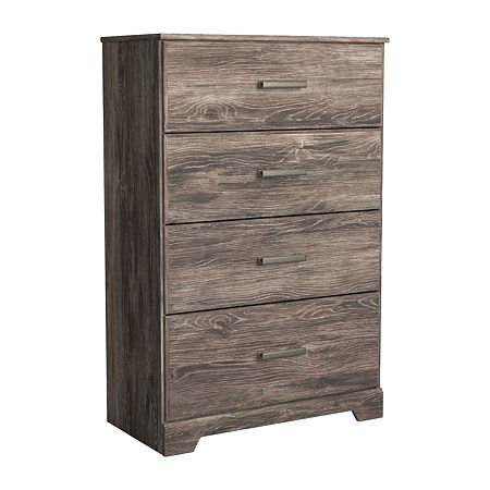 Signature Design By Ashley Ralinski 4 Drawer Chest, One Size, Gray