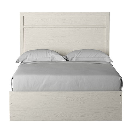 Signature Design By Ashley Stelsie Panel Bed, One Size, White