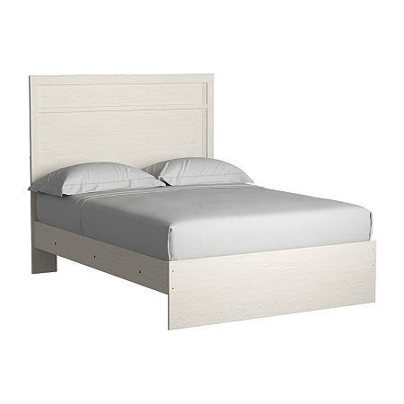 Signature Design By Ashley Stelsie Panel Bed, One Size, White