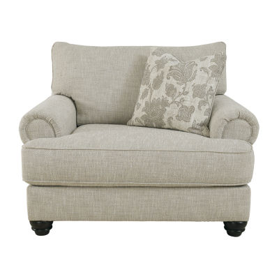 Signature Design by Ashley® Asanti Chair and a Half, Color: Fog - JCPenney