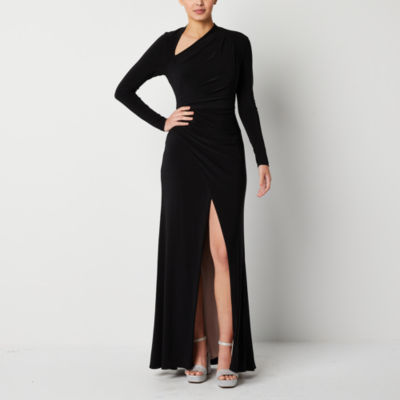 Dj jaz cap sleeve beaded neck evening outlet gown