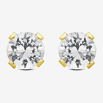 YES PLEASE! 2.5 CT.T.W. Lab-Created White Sapphire Stud Earrings in  Sterling Silver - JCPenney