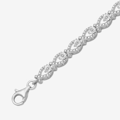 CT. T.W. Natural Diamond Sterling Silver Inch Tennis Bracelet