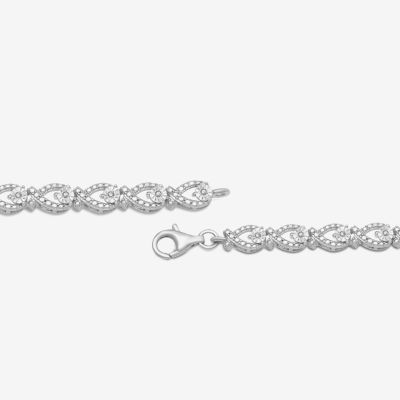 CT. T.W. Natural Diamond Sterling Silver Inch Tennis Bracelet