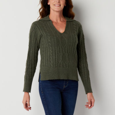 Jcp st john's bay on sale sweaters