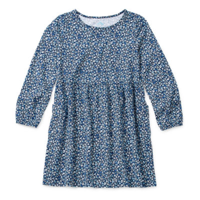 Thereabouts Little & Big Girls Long Sleeve Skater Dress - JCPenney