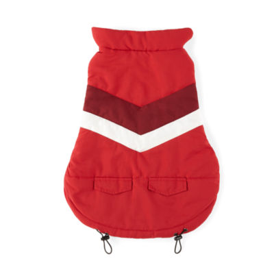 Paw & Tail Puffer Dog Vest, Color Red JCPenney