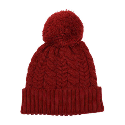 Frye and Co. Womens Pom Pom Beanie