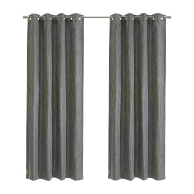 Bryson Energy Saving Blackout Grommet Top Single Curtain Panel