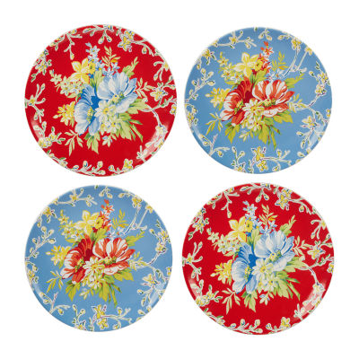 Certified International Blossom 4-pc. Dishwasher Safe Earthenware Dinner Plate