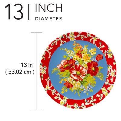 Certified International Blossom Serving Platter