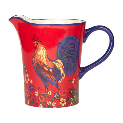 Certified International Morning Rooster Serving Pitcher