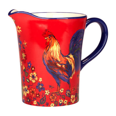 Certified International Morning Rooster Serving Pitcher