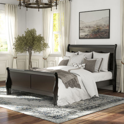 Burkhart Wood Sleigh Bed