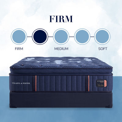 Stearns & Foster 16" Luxury Estate Firm Euro Pillow Top - Mattress + Box Spring