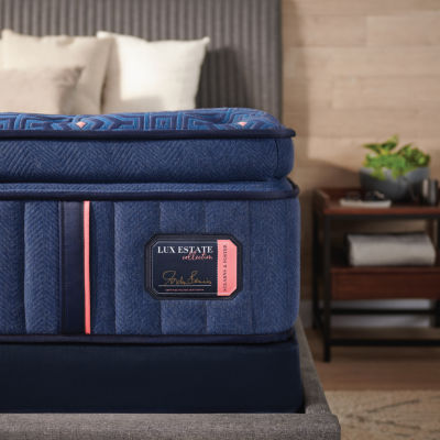 Stearns & Foster 16" Luxury Estate Firm Euro Pillow Top - Mattress + Box Spring