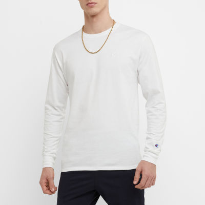 Champion Mens Crew Neck Long Sleeve Active T-Shirt