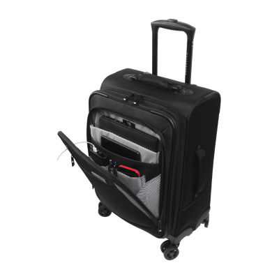 Wallybags Solutions 20” Expandable Spinner Carry-On With Padded Electronics Pockets