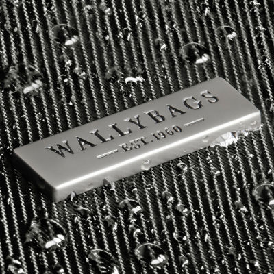 WallyBags 52" Premium Travel Garment Bag With Shoulder Strap, Two Large Pockets And Printed Lining