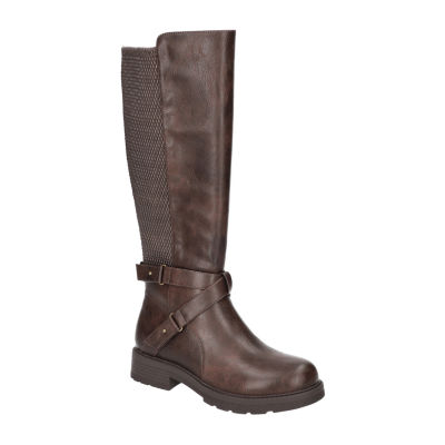 Easy Works By Street Womens Austyn Stacked Heel Riding Boots