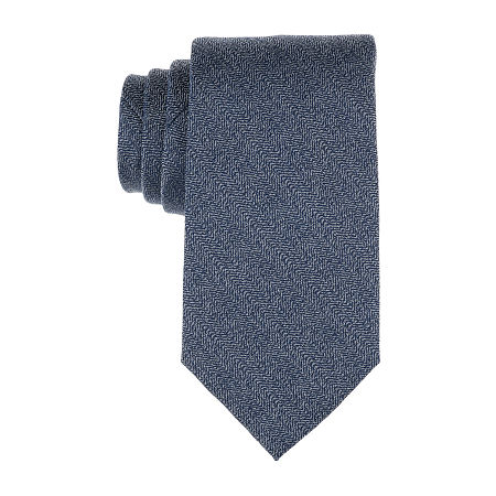 Stafford Bowen Solid Tie, One Size, Black