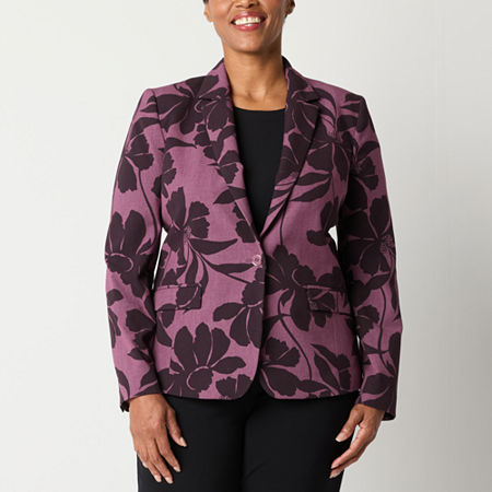 Liz Claiborne Kate Womens Classic Fit Blazer, 2, Purple