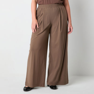 Stylus Wide Leg Pleated Pant