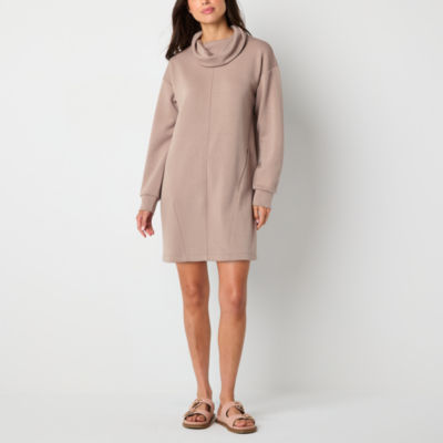 Stylus Womens Long Sleeve Sweatshirt Dress