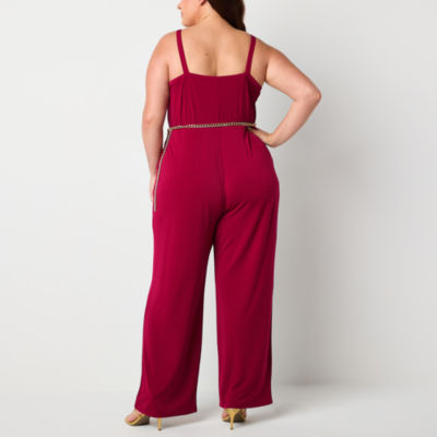 Bold Elements Sleeveless Jumpsuit-Plus