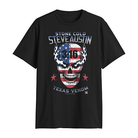 Big and Tall Mens Crew Neck Short Sleeve Regular Fit Americana Graphic T-Shirt, 6x-large, Black