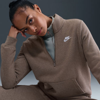 希少 美品 CIVILIZED シワ シボ 変形 ハイネック ダブルジップ Nike Womens Mock Neck Long Sleeve Active Quarter-Zip Pullover