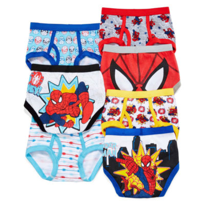 Toddler Boys Spiderman 7 Pack Briefs Tbup5384