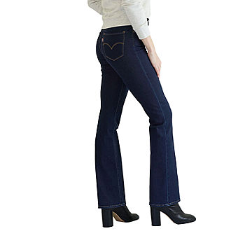 Levi Women's 725 High Rise Bootcut Denim Jeans in Blue Wave