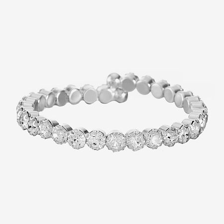 Monet Jewelry Silver Tone Silver Tone Bangle Bracelet, One Size, Silver