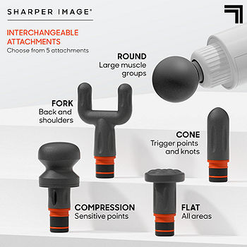 Sharper Image Deep Tissue Corded Percussive Massager in the Stretching &  Recovery department at