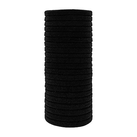 Kitsch Nylon Elastics 20pc Set Black, One Size, Black