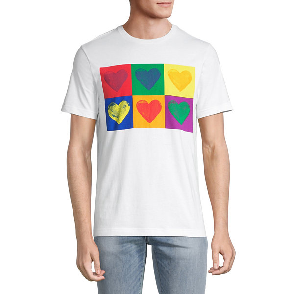 Hope & Wonder Pride Unisex Adult Crew Neck Short Sleeve Regular Fit Graphic T-Shirt
