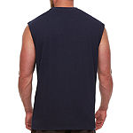 Fila Mens Round Neck Sleeveless Muscle T-Shirt Big and Tall