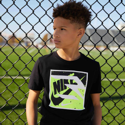 Nike Boys' 3BRAND by Russell Wilson Training Jersey, Large, Black