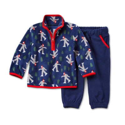 Okie Dokie Baby Boys 2-pc. Fleece Pant Set