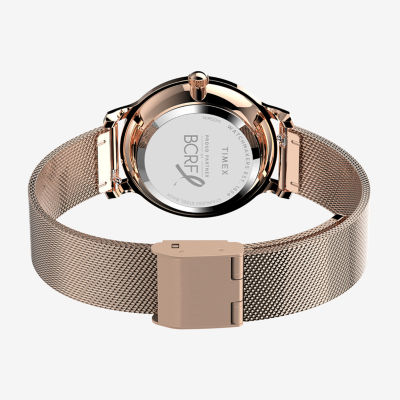 Timex Transcend Womens Rose Goldtone Stainless Steel Bracelet Watch Tw2v52800vq