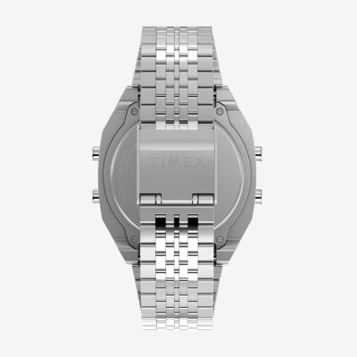 Timex Unisex Adult Silver Tone Stainless Steel Bracelet Watch Tw2v74200yb